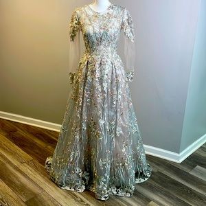 MacDuggal evening gown. The embroidery on this dress is stunning.